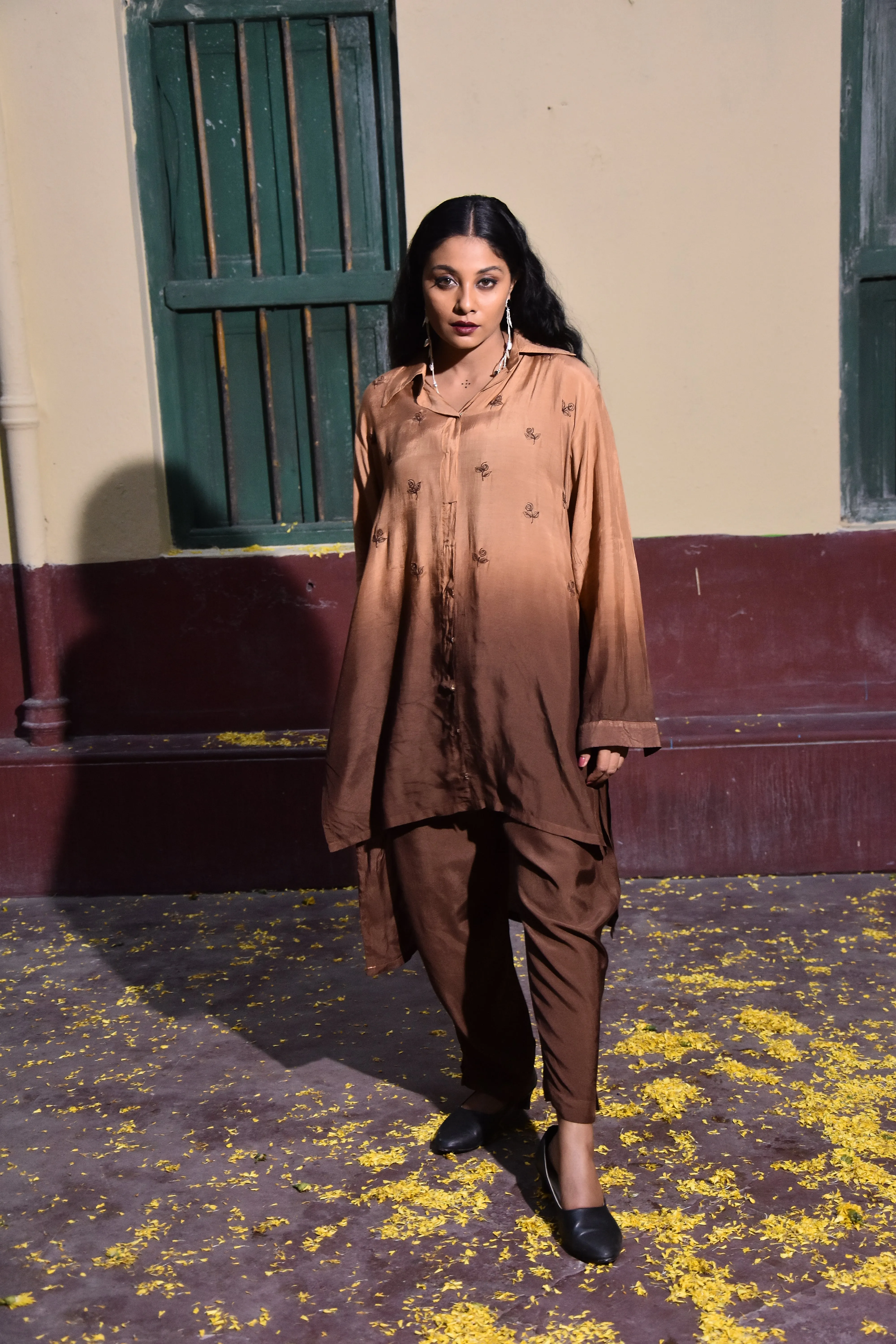 Ombre Dye Brown CO-Ord Set