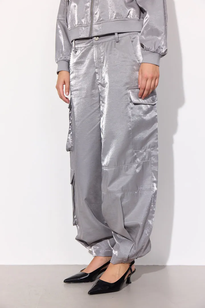 Patrice Cargo pants - Silver