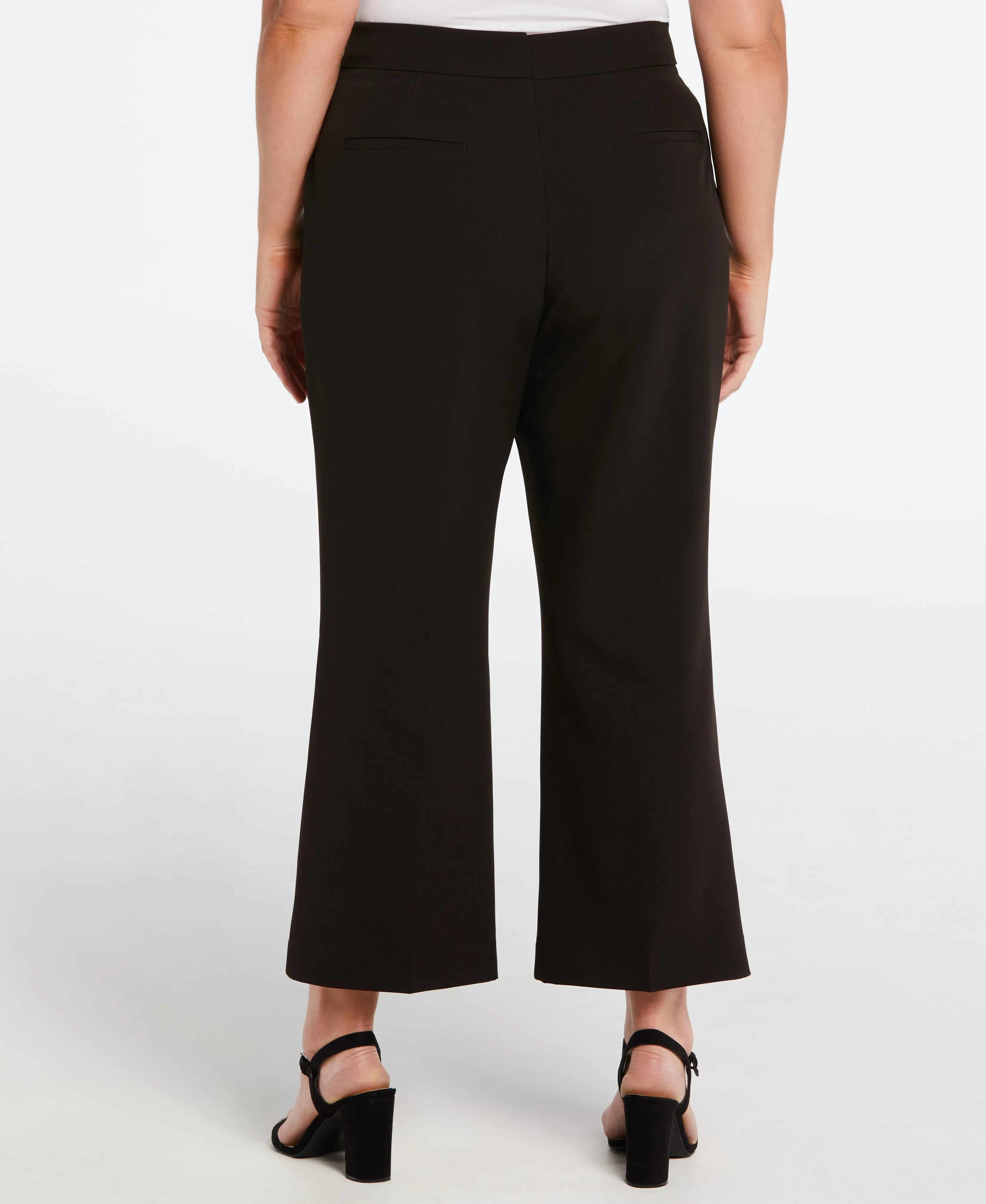 Plus Size Cropped Culotte Pant