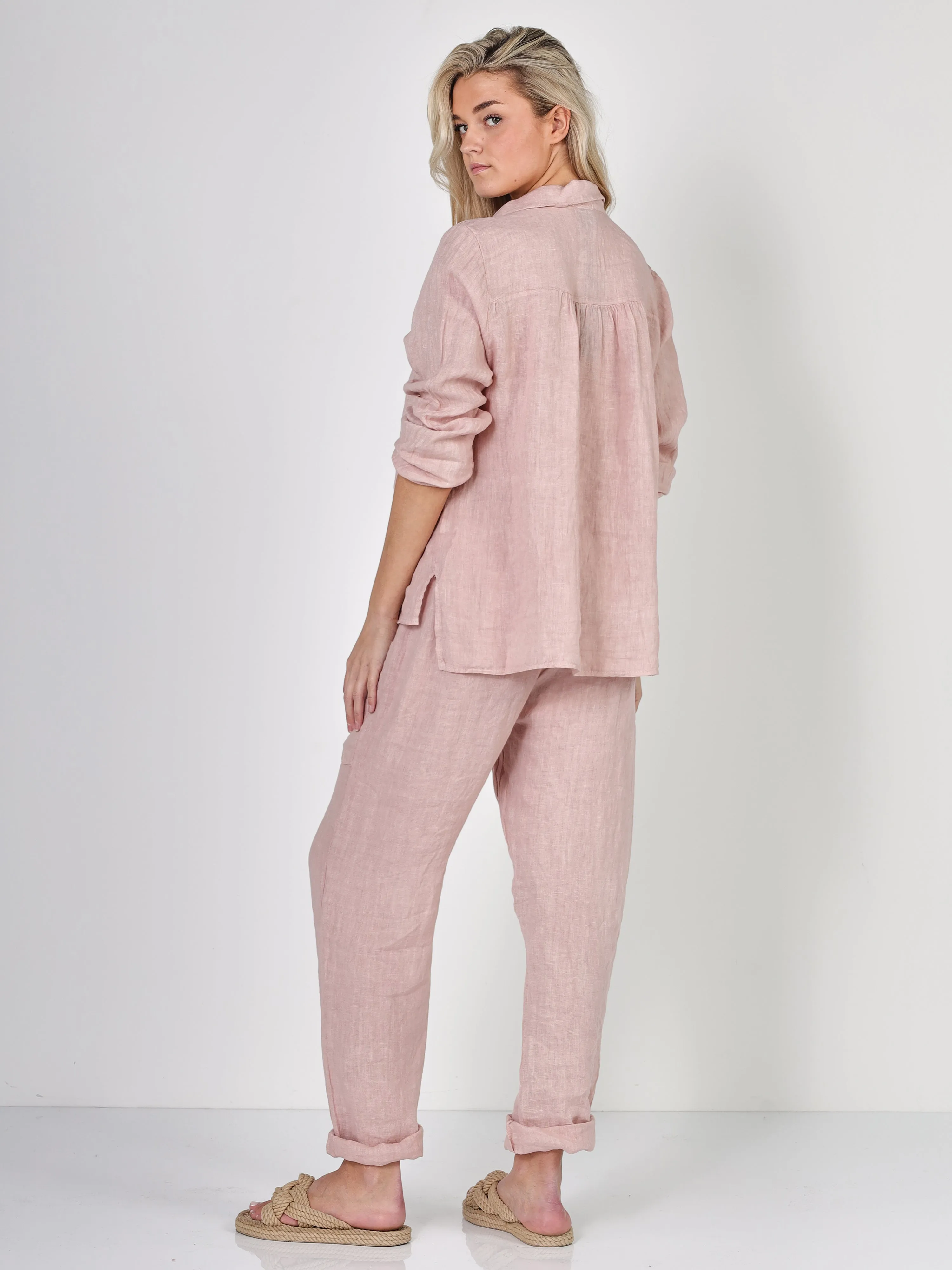 POLETTE trousers - Ash Rose