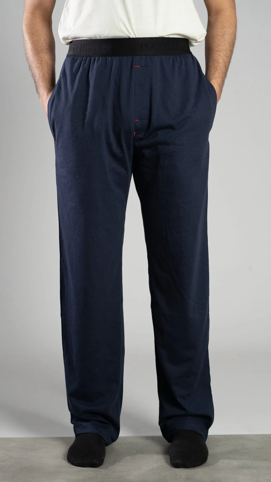 Polo Republica Men's Essentials Jersey Lounge Pants