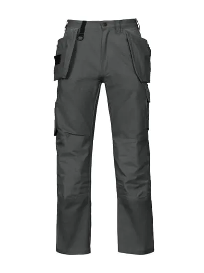 Projob 5501 Cotton Work Trousers with Kneepad and Holster Pockets - :oose Fits