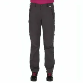 Regatta Chaska Zip Off (Short) Womens Walking Trousers - Grey