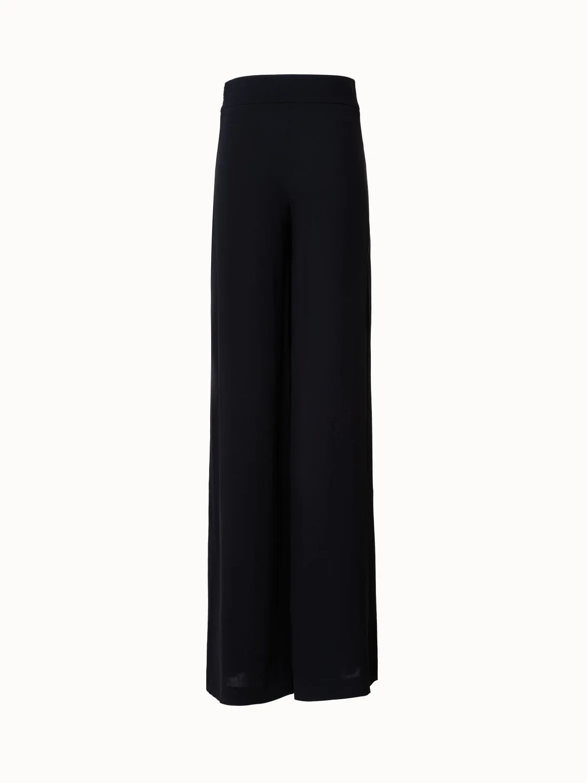 Silk Georgette Wide Leg Pants