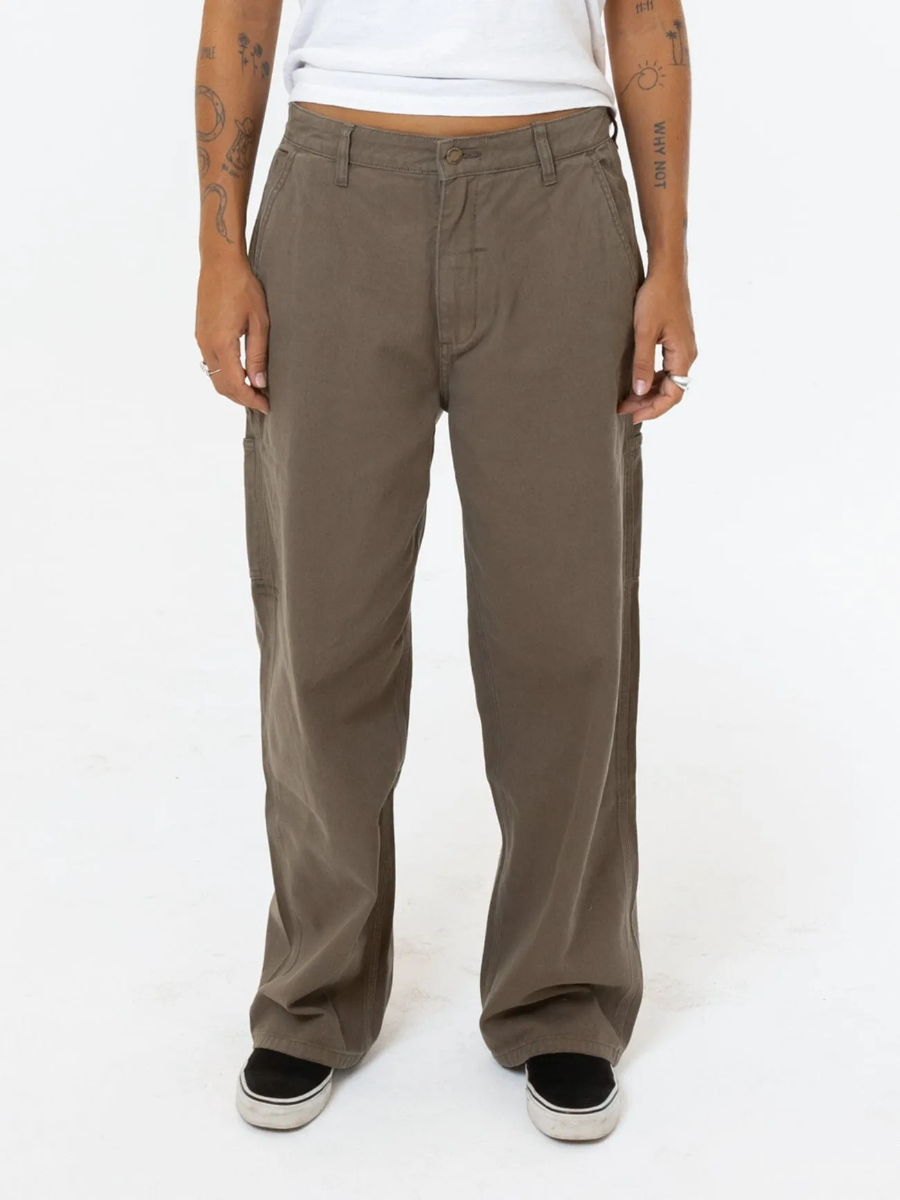 Slouch Carpenter Twill Pant - Desert