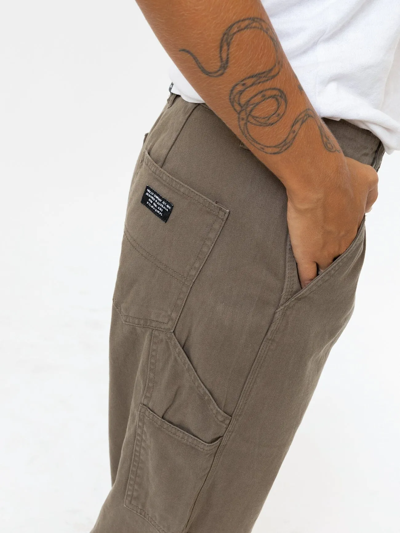 Slouch Carpenter Twill Pant - Desert