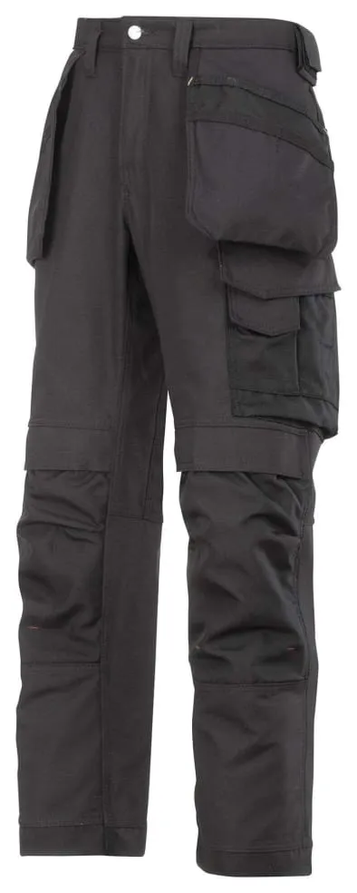 Snickers 3214 Canvas  3 Series Work Trousers with Kneepad & Holster Pockets loose fit