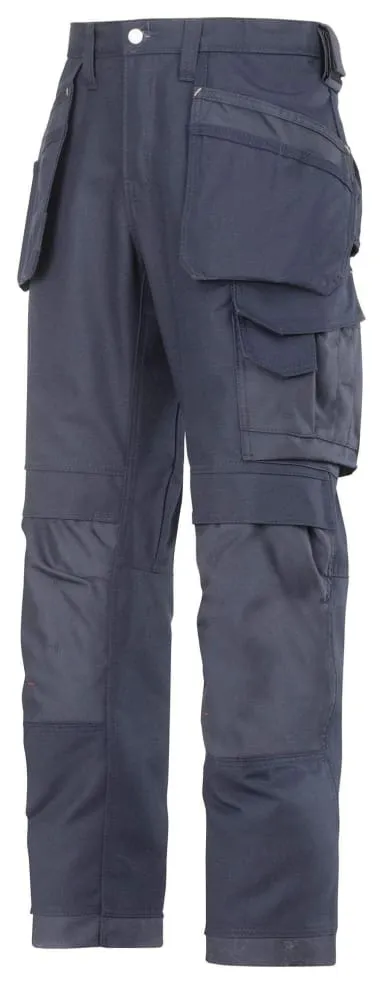 Snickers 3214 Canvas  3 Series Work Trousers with Kneepad & Holster Pockets loose fit