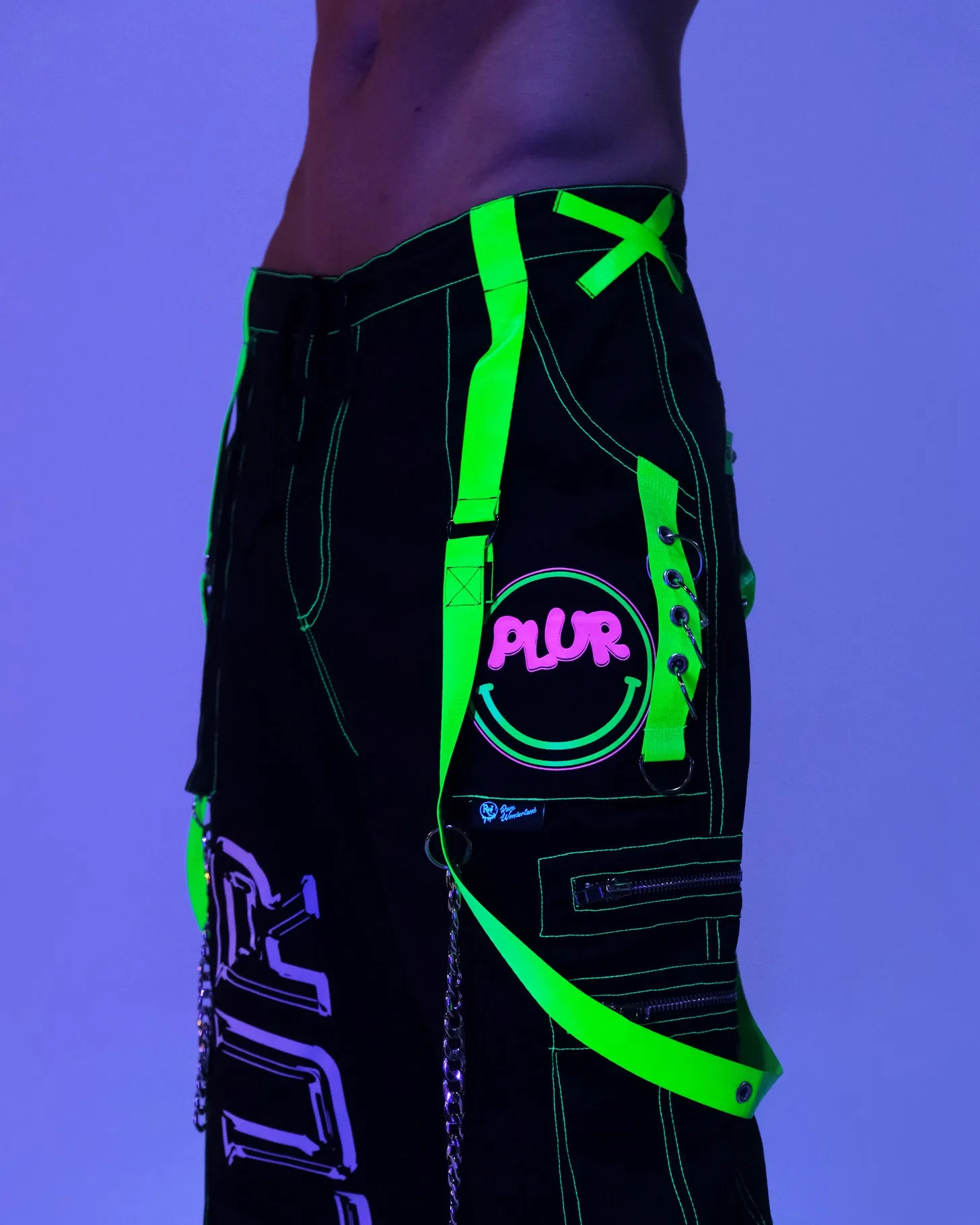 Stay PLUR Parachute Pants