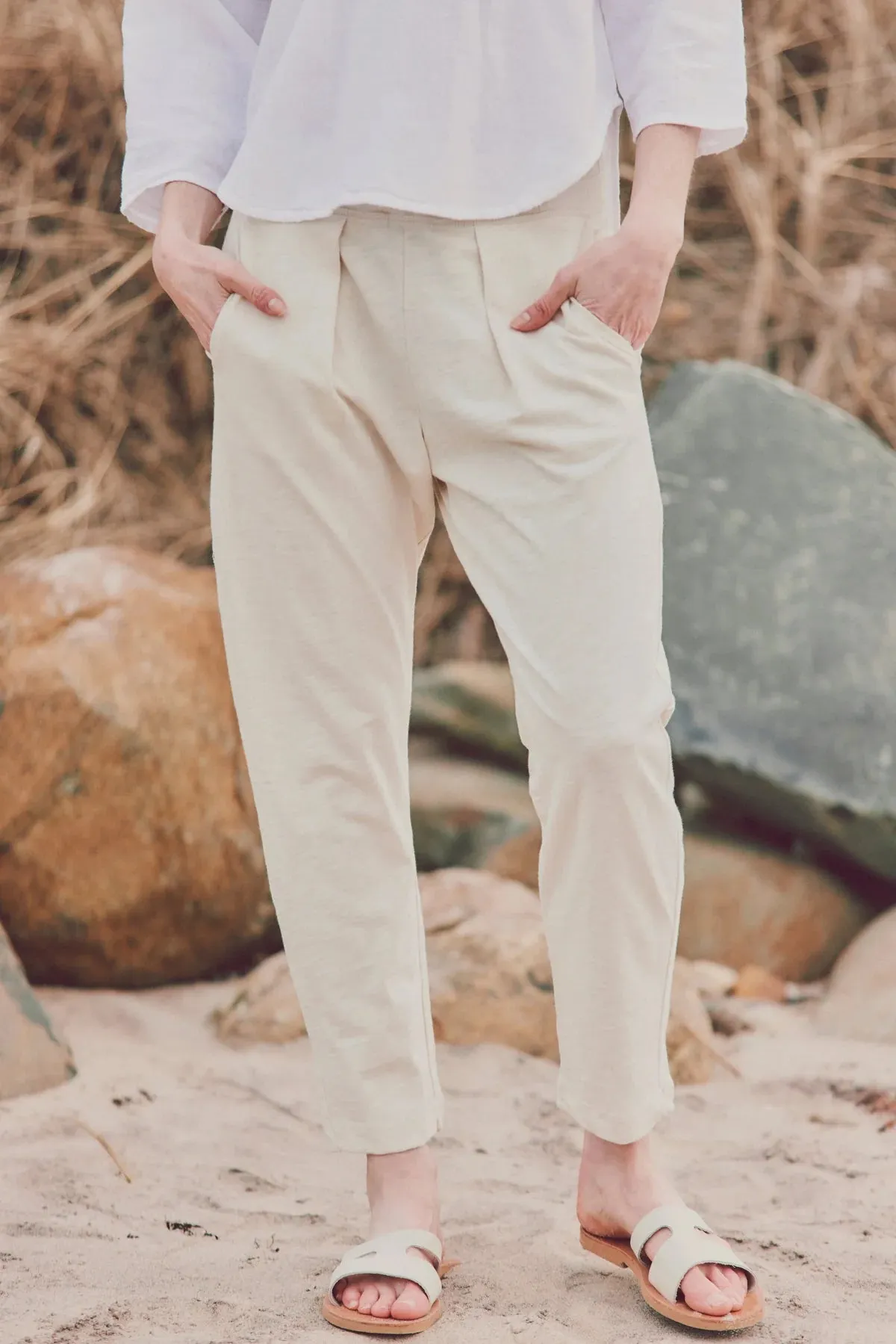 Sunset Pant in Slub Cotton