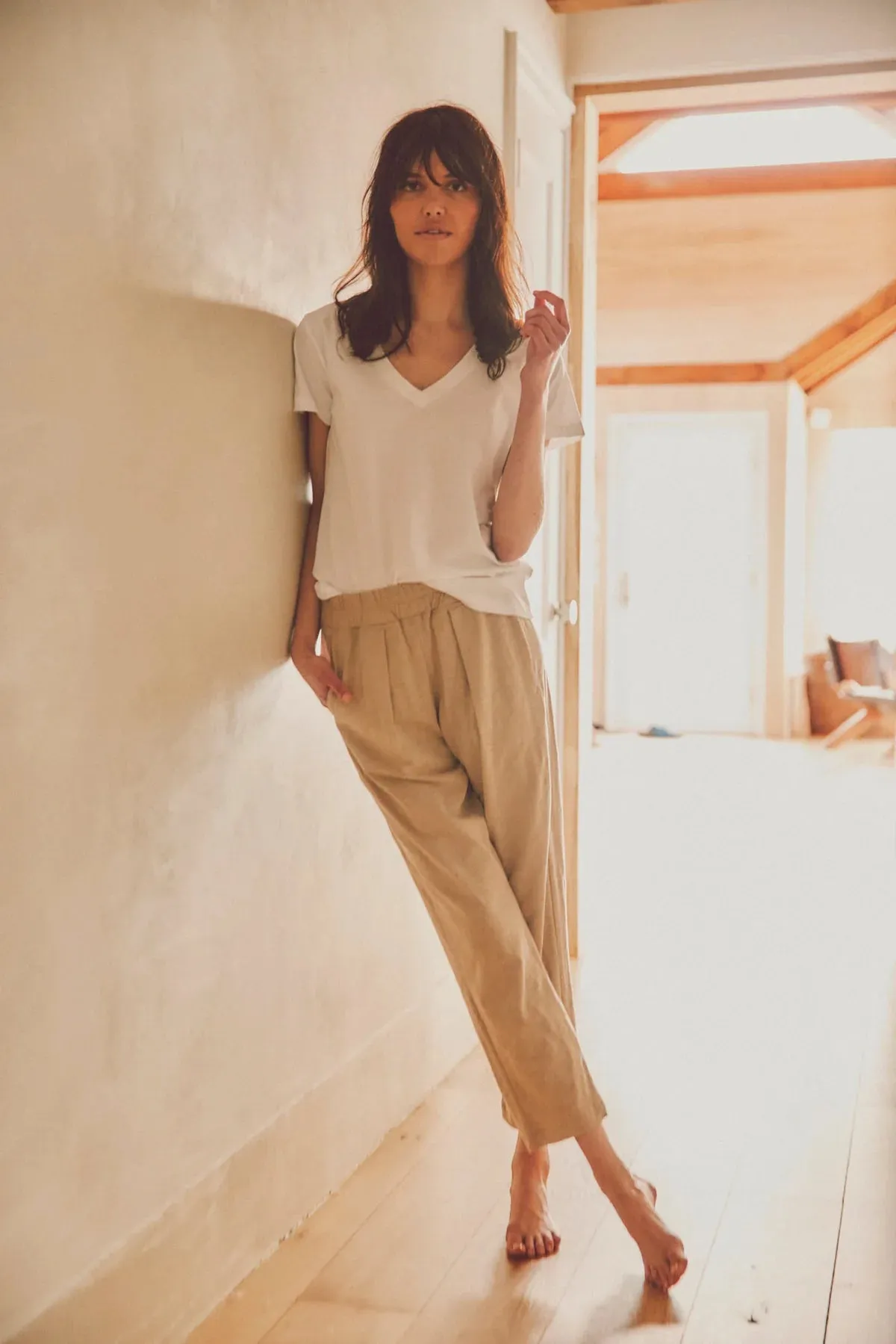 Sunset Pant in Slub Cotton