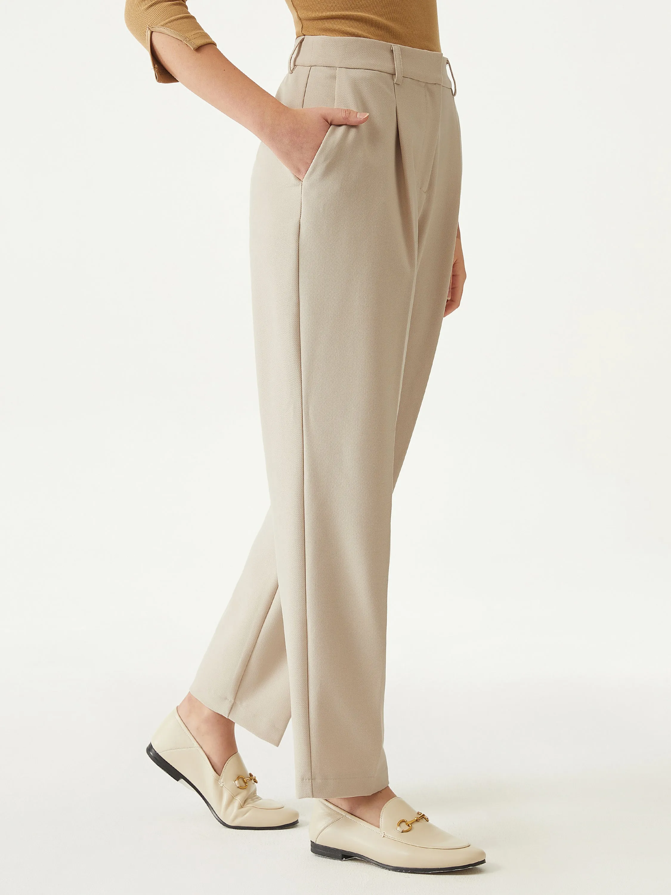 Versatile Cropped Tapered Pants