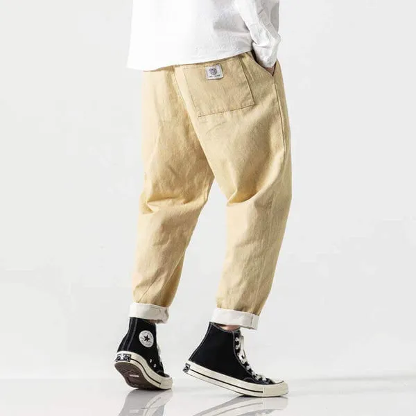 WLS Dunta Denim Pants Khaki/Apricot