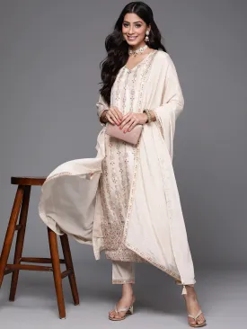 Women's Ethnic Motifs Regular Kurta with Trousers & Dupatta