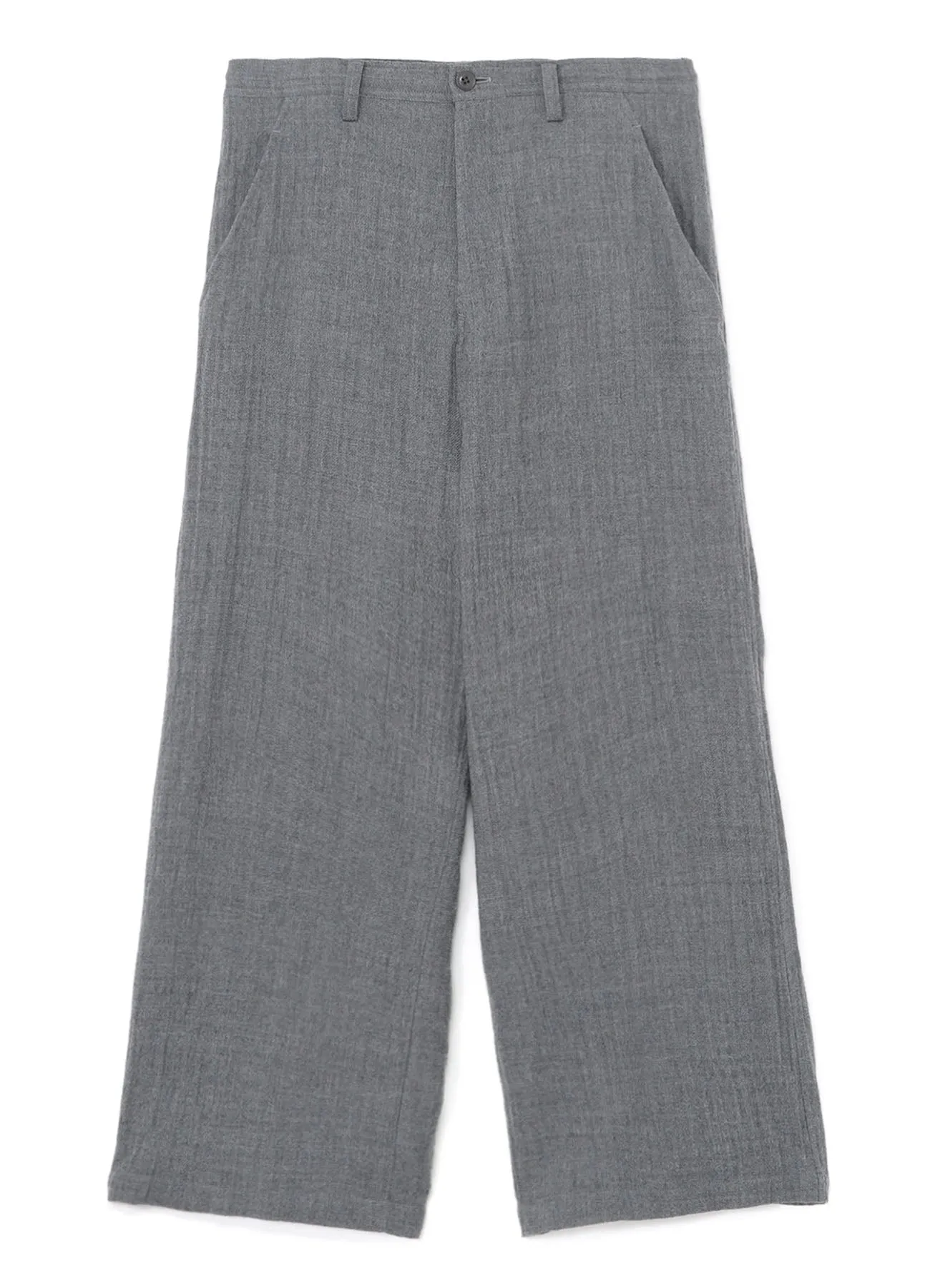 WOOL LONG STRAIGHT PANTS