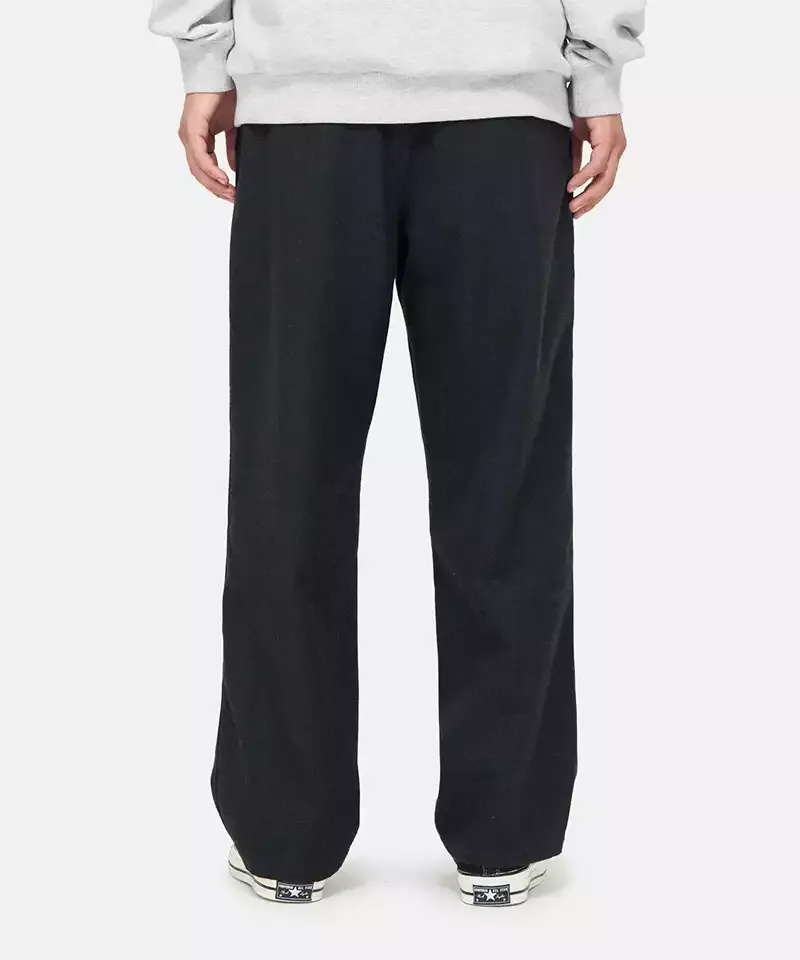 Wool Relaxed Pleated Trouser